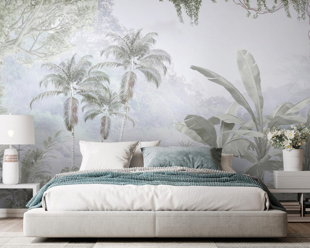 A group of palm trees