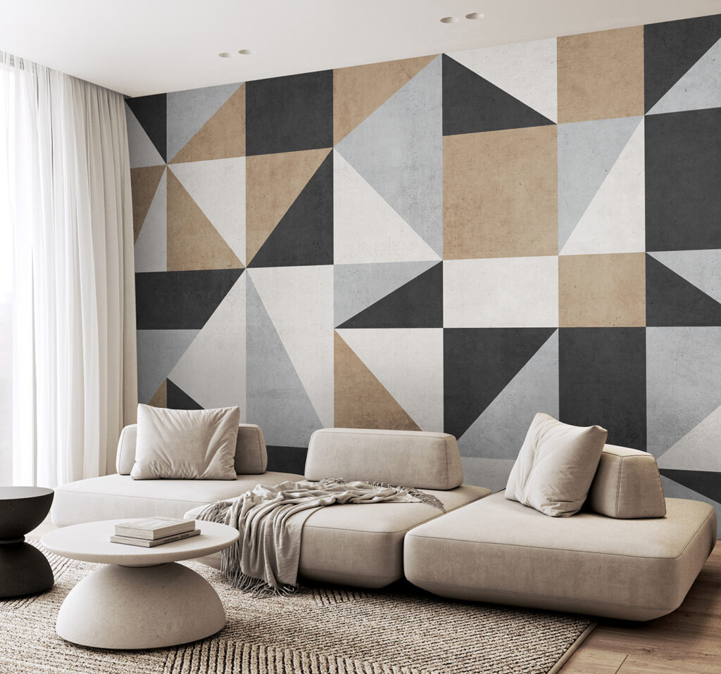 A pattern of triangles and triangles A pattern of triangles and triangles