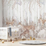 Фотошпалери Група оленів у лісі