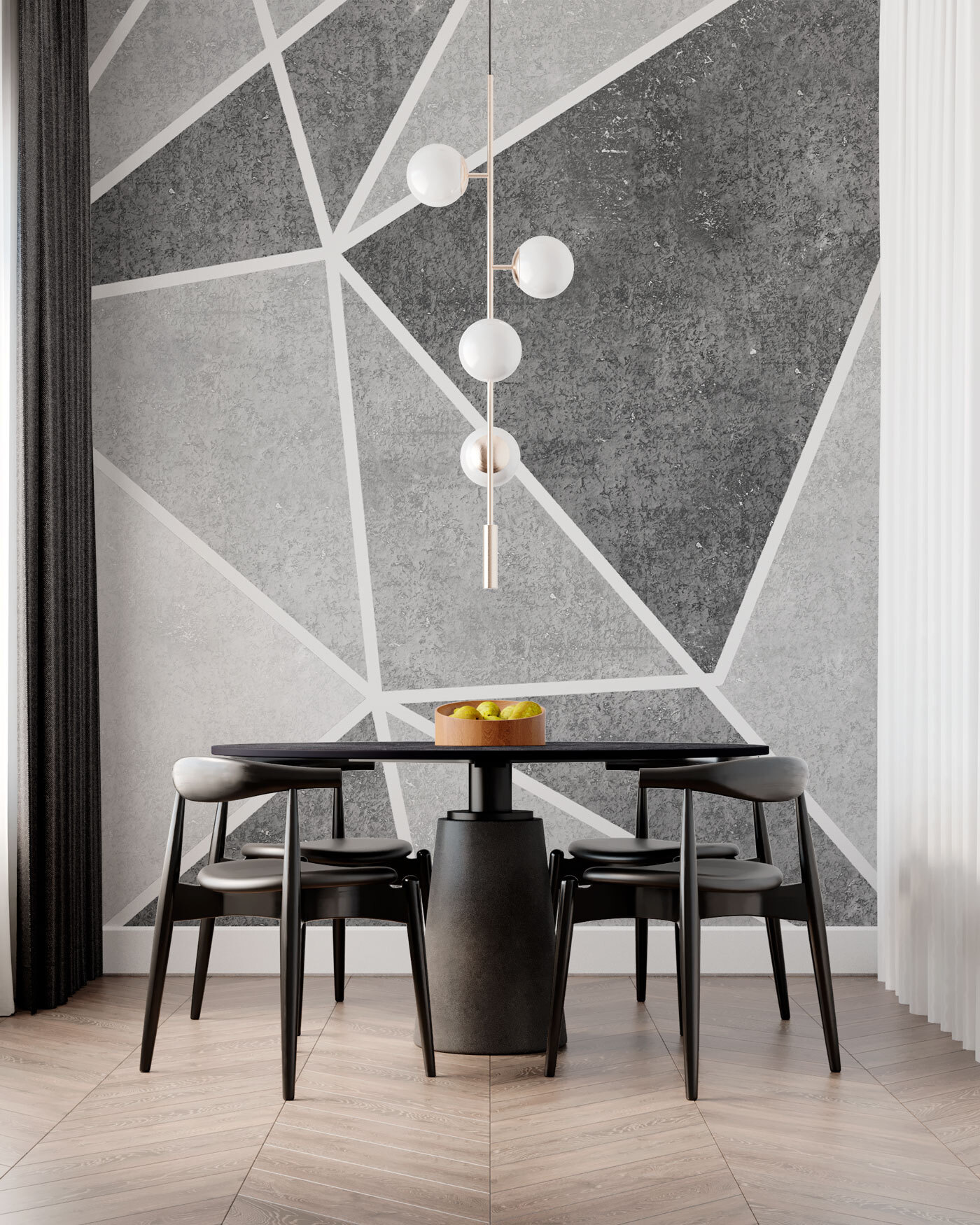 A grey and white background with white lines A grey and white background with white lines