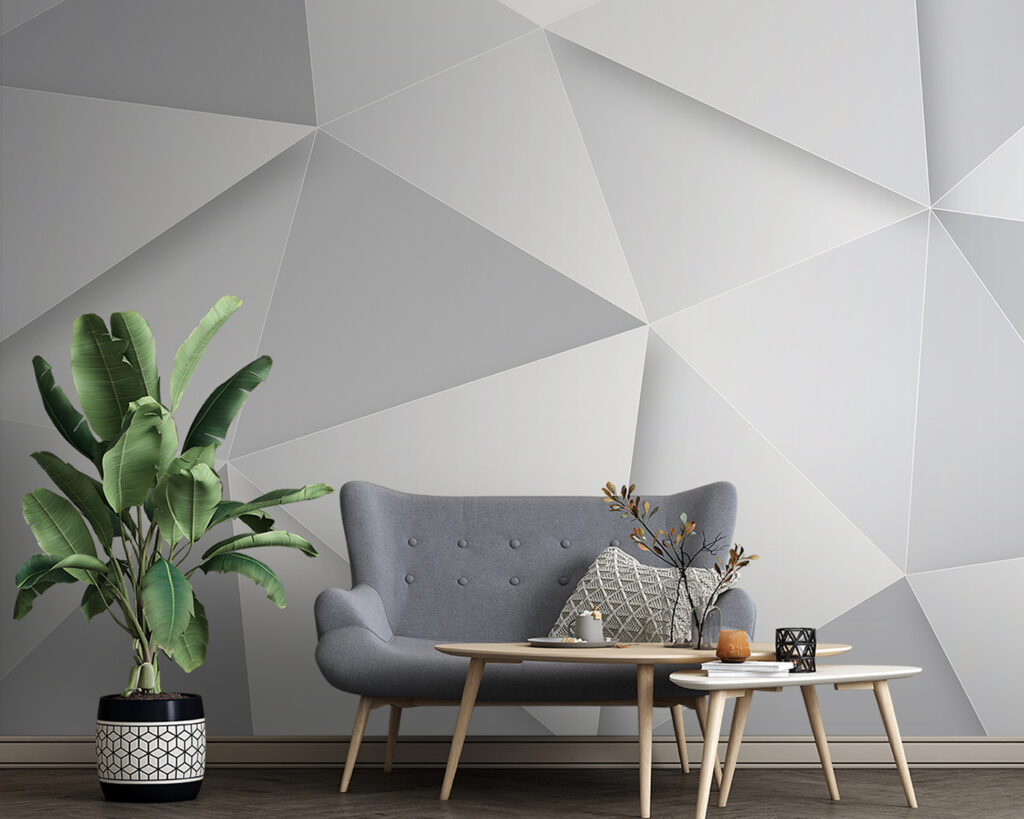 White triangle pattern White triangle pattern