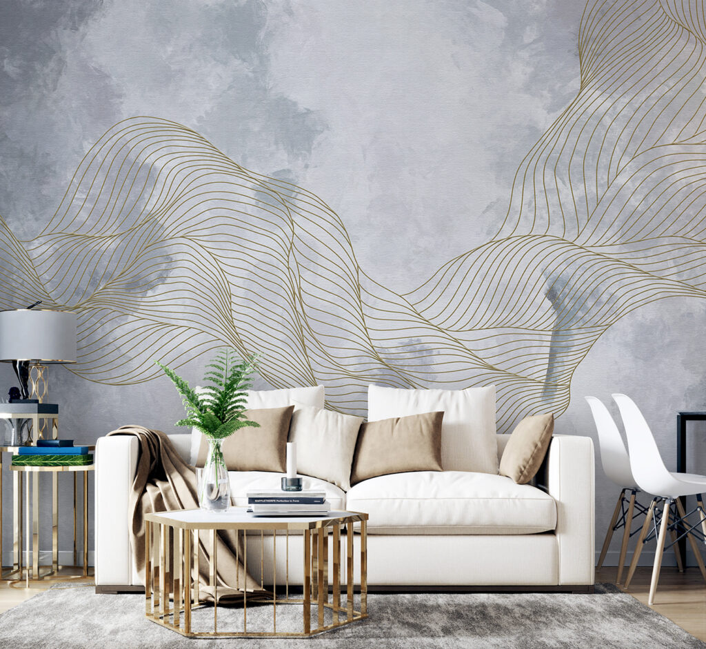 Elegant waves on textured background Elegant waves on textured background