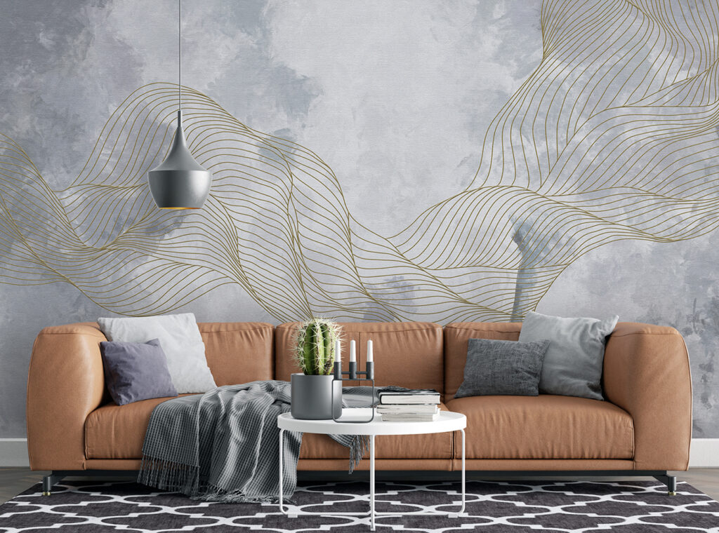 Elegant waves on textured background Elegant waves on textured background