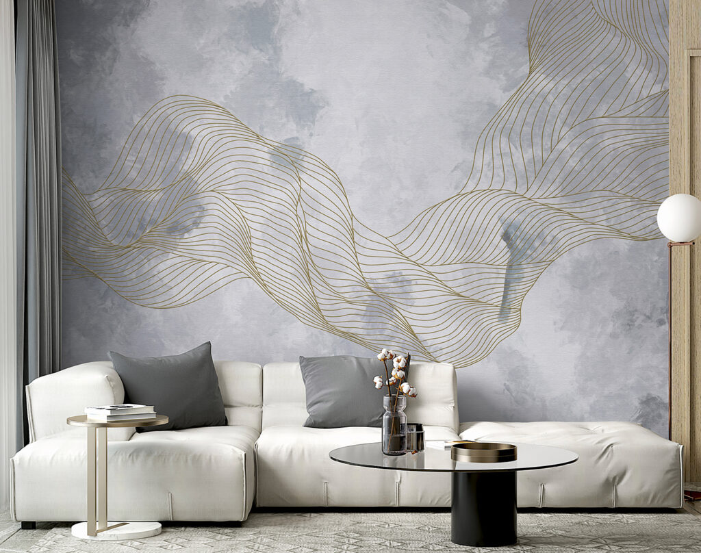 Elegant waves on textured background Elegant waves on textured background