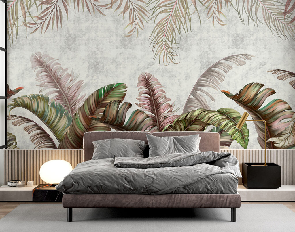 Group of colorful leaves