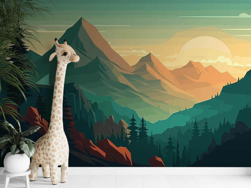 u96028pir3 1024x768 - Пейзаж гір і дерев - tegory