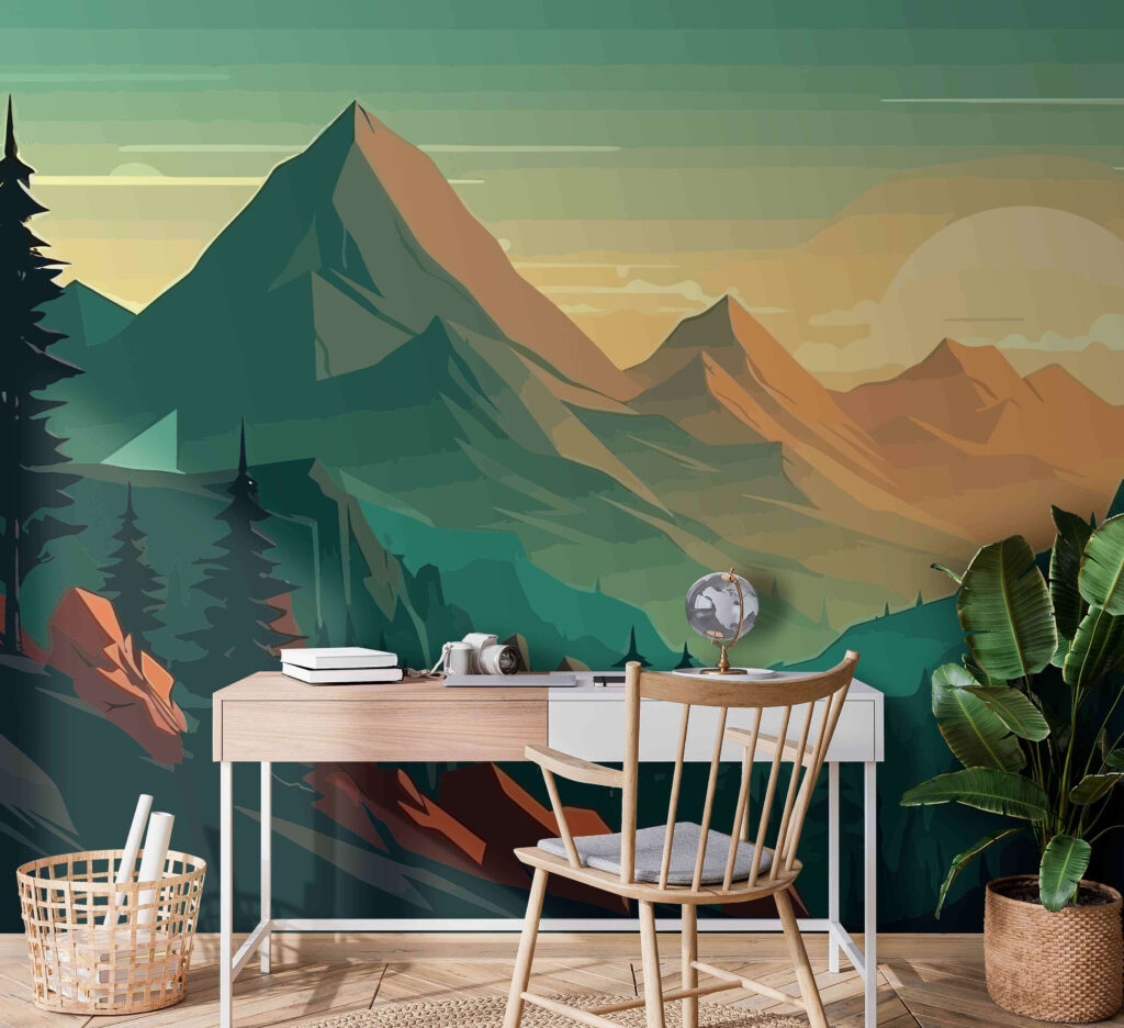 u96028pir2 1024x936 - Пейзаж гір і дерев - tegory