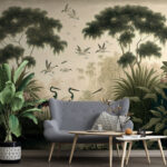 Фотошпалери Птахи в річці