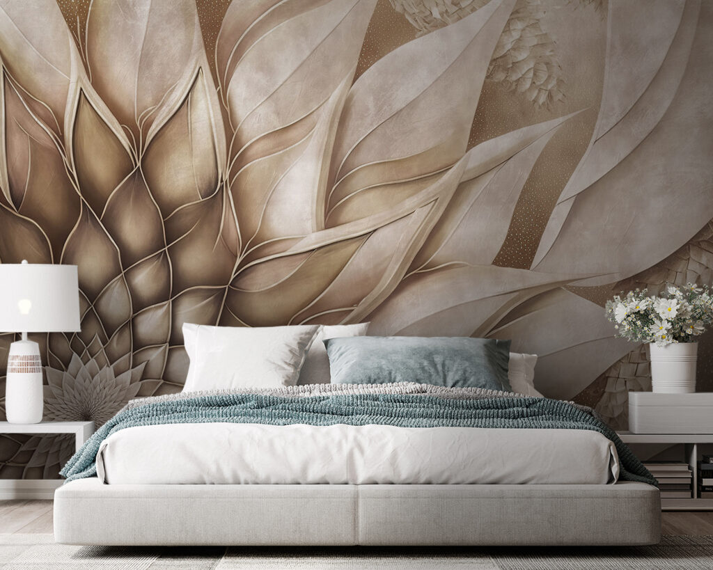 Elegant design of flowing petals Elegant design of flowing petals