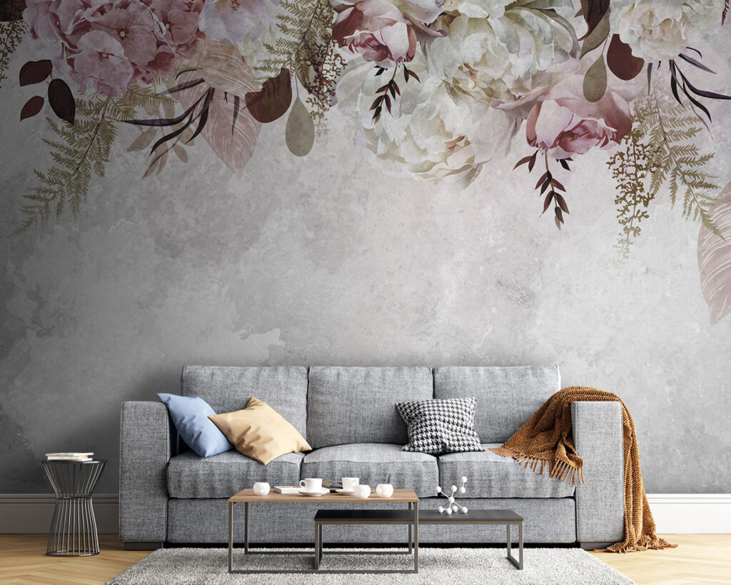 Delicate florals on a soft background Delicate florals on a soft background