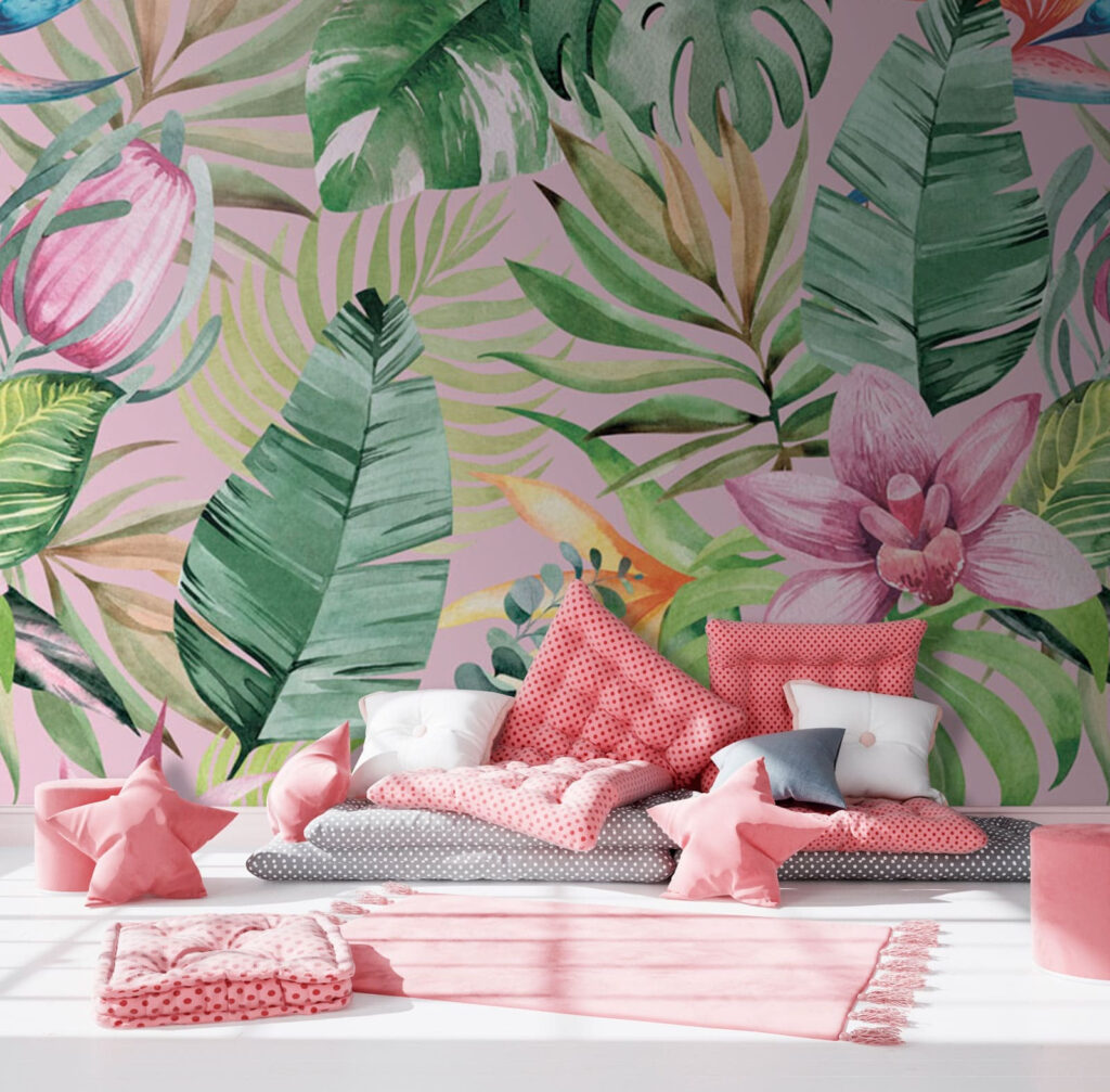 u95465pir2 1024x1007 - Візерунок тропічного листя та квітів - tegory