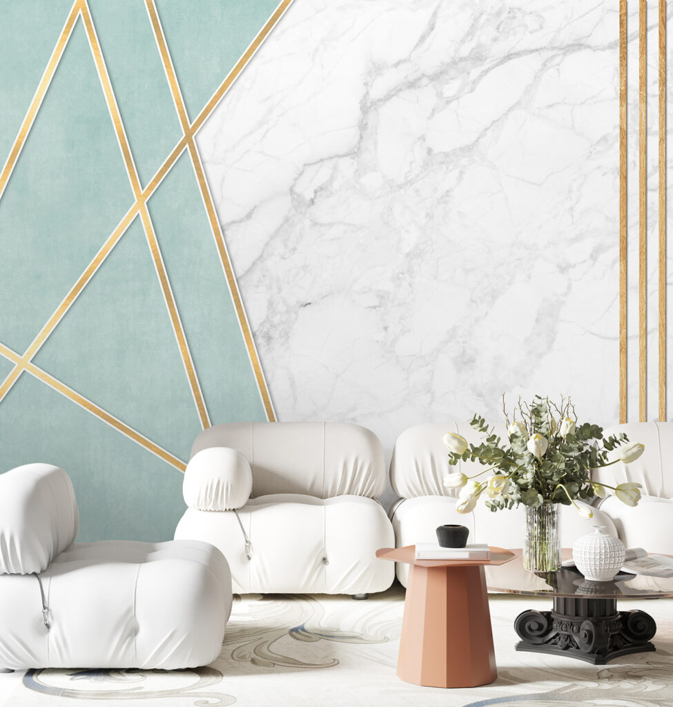 Elegant Mint and Marble Design Elegant Mint and Marble Design