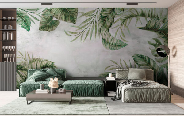 Frame of leaves and branches Frame of leaves and branches