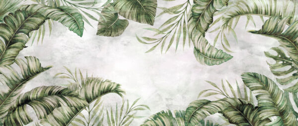 Frame of leaves and branches Frame of leaves and branches