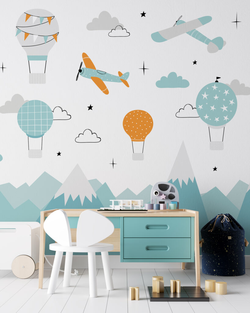 u95042pir1 819x1024 - Шпалери з літаками та повітряними кулями - tegory