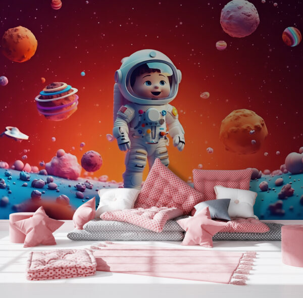Мультфільм про іграшкового астронавта в космосі Мультфільм про іграшкового астронавта в космосі