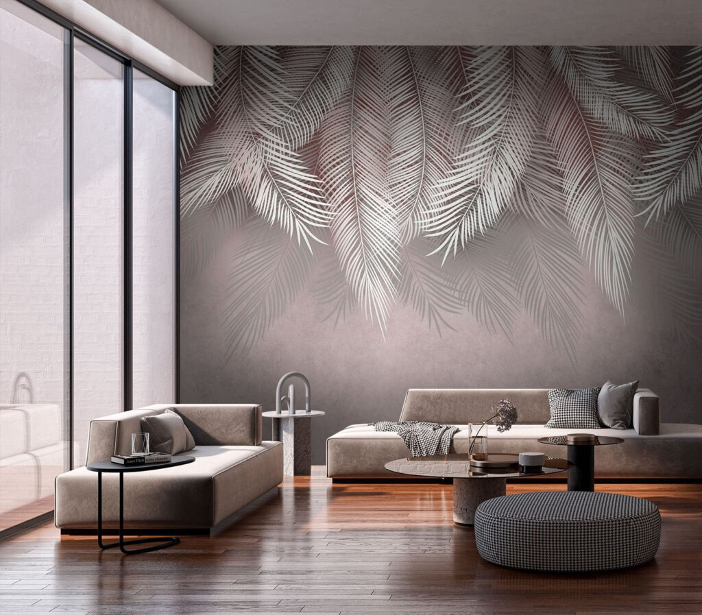 Delicate leaves against a soft backdrop