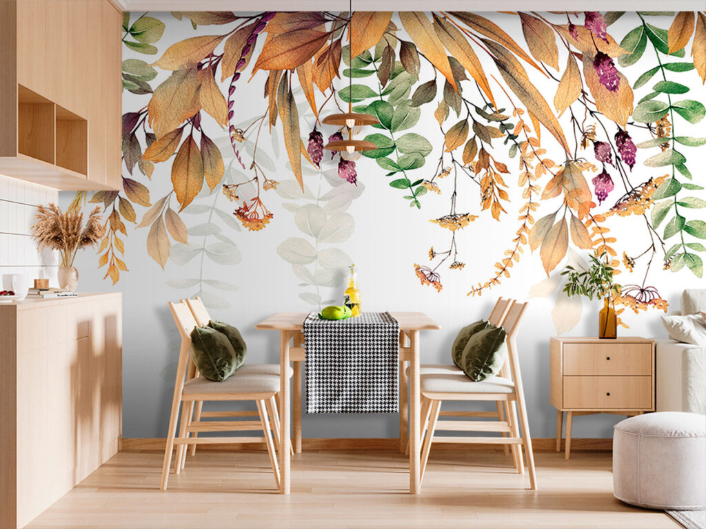 Botanical elegance on a white background