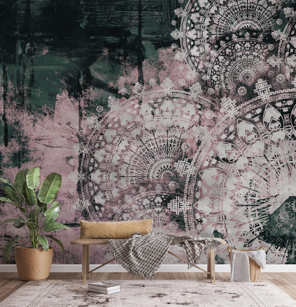 Intricate patterns in soft hues Intricate patterns in soft hues