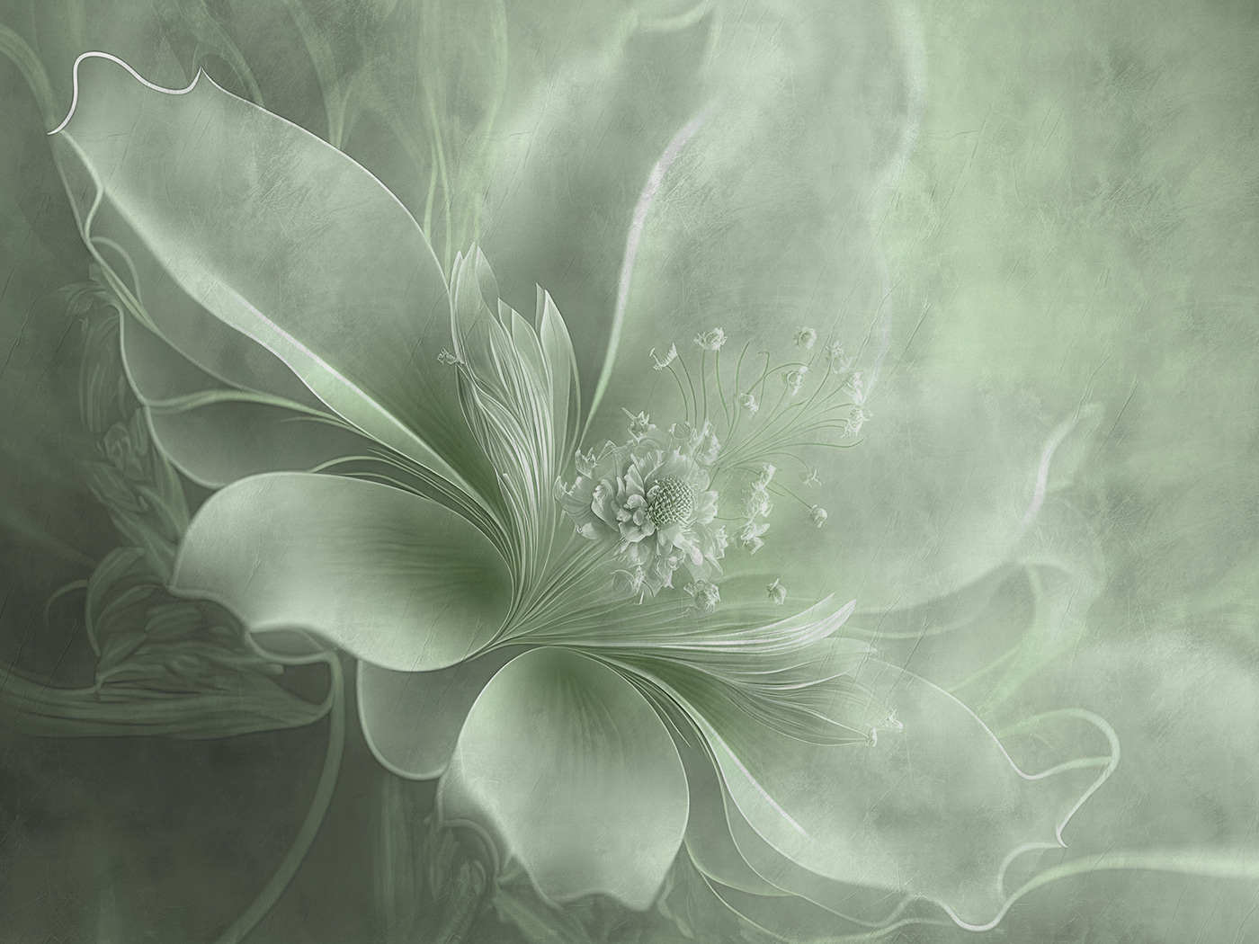 Delicate floral beauty in soft hues Delicate floral beauty in soft hues