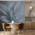 Фотошпалери Біла квітка з квіткою на ній