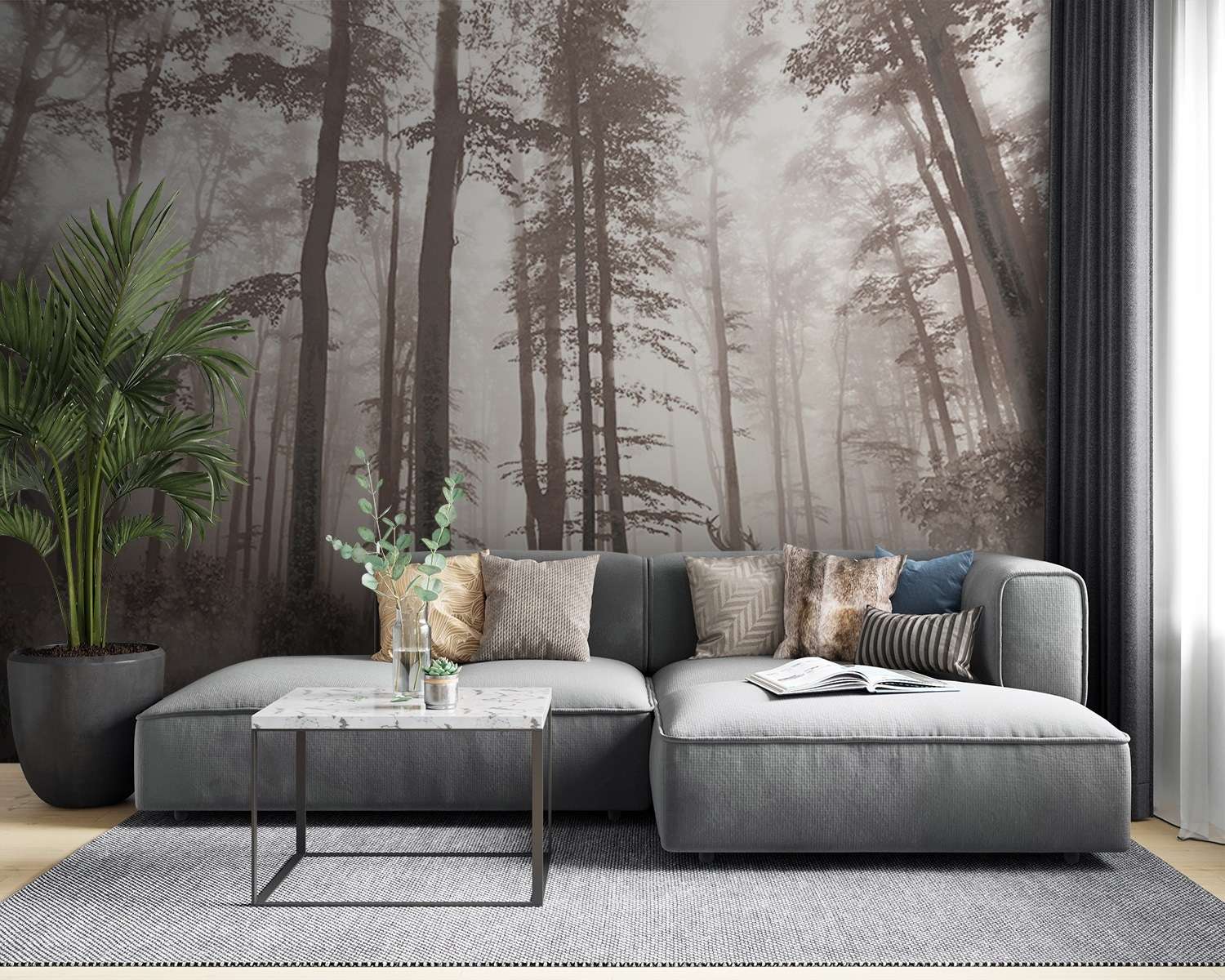 u93893pig53m - Група оленів у лісі - tegory