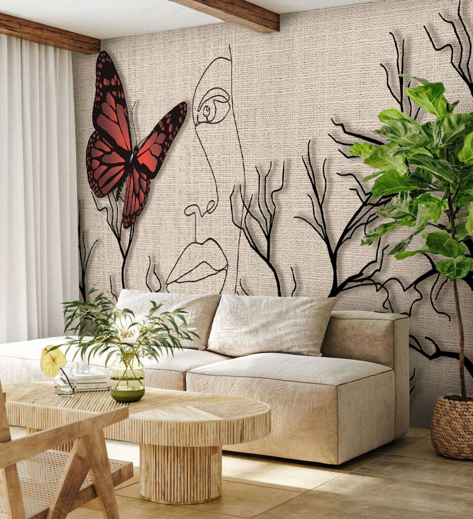 u93792pig2 934x1024 - Метелик і малюнок жіночого обличчя - tegory