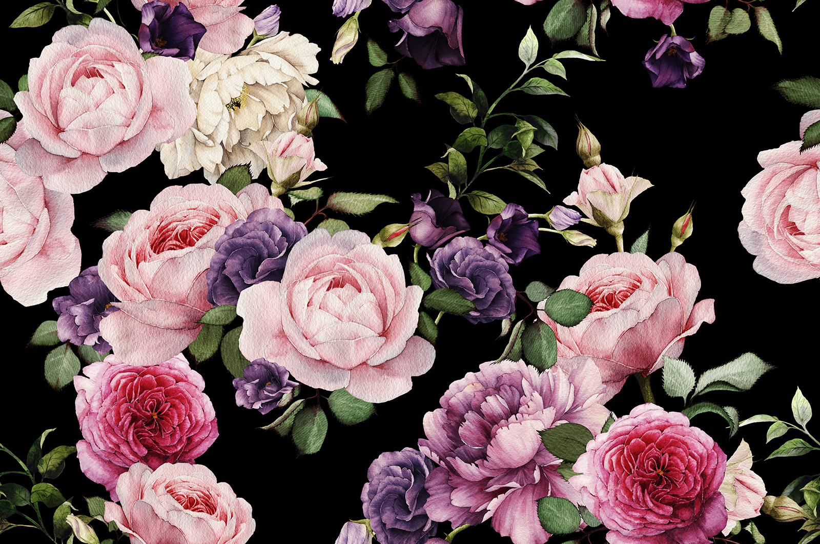 Elegant floral arrangement on dark backdrop