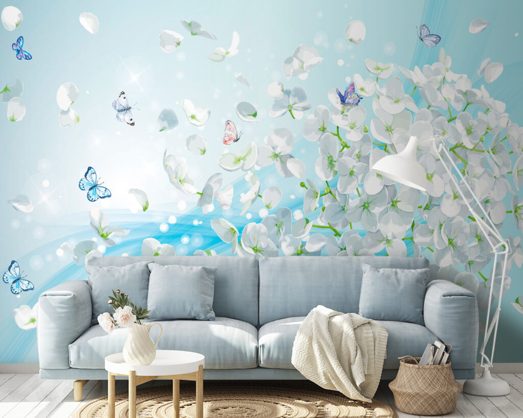 u93477pig14 1024x819 - Білі квіти з літаючими метеликами - tegory