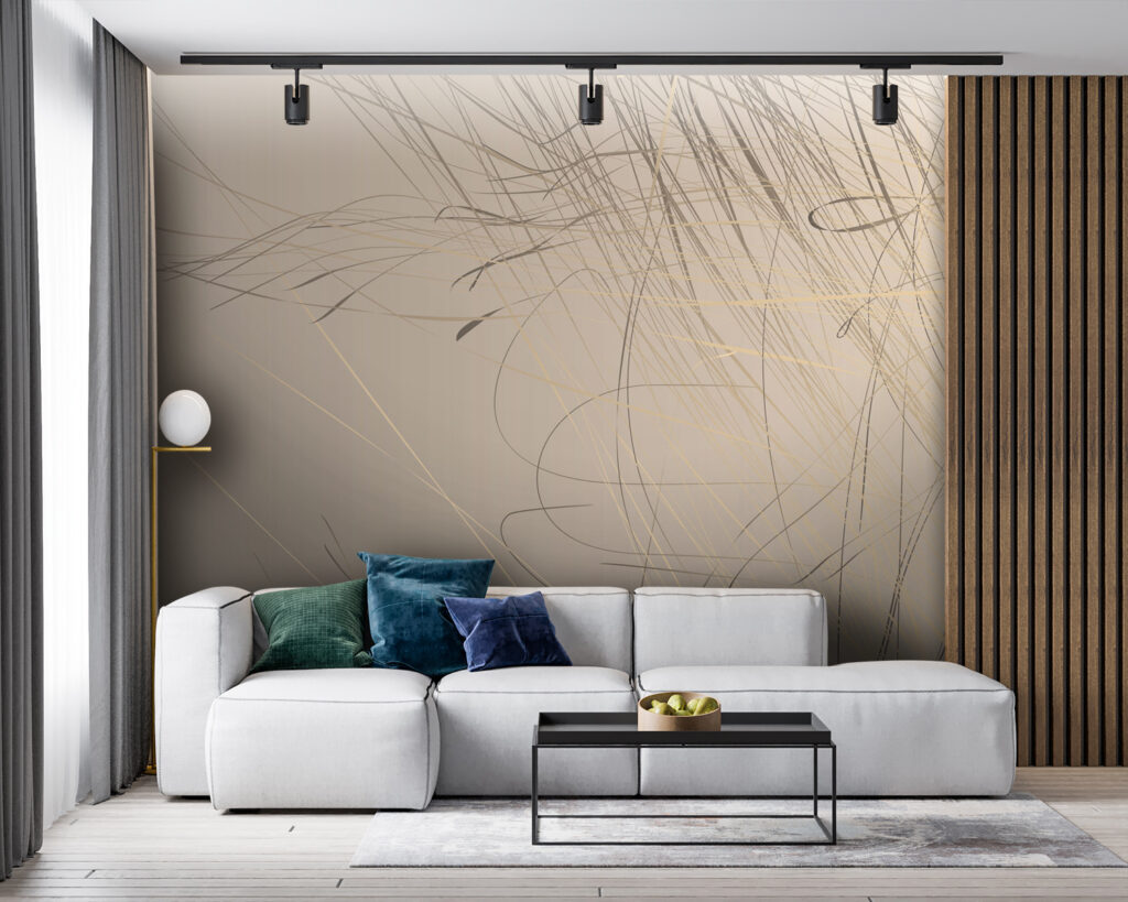 Abstract lines on a soft background Abstract lines on a soft background