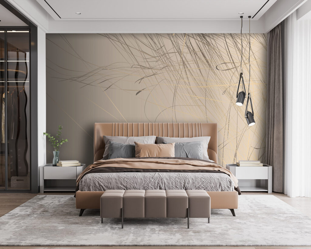 Abstract lines on a soft background Abstract lines on a soft background