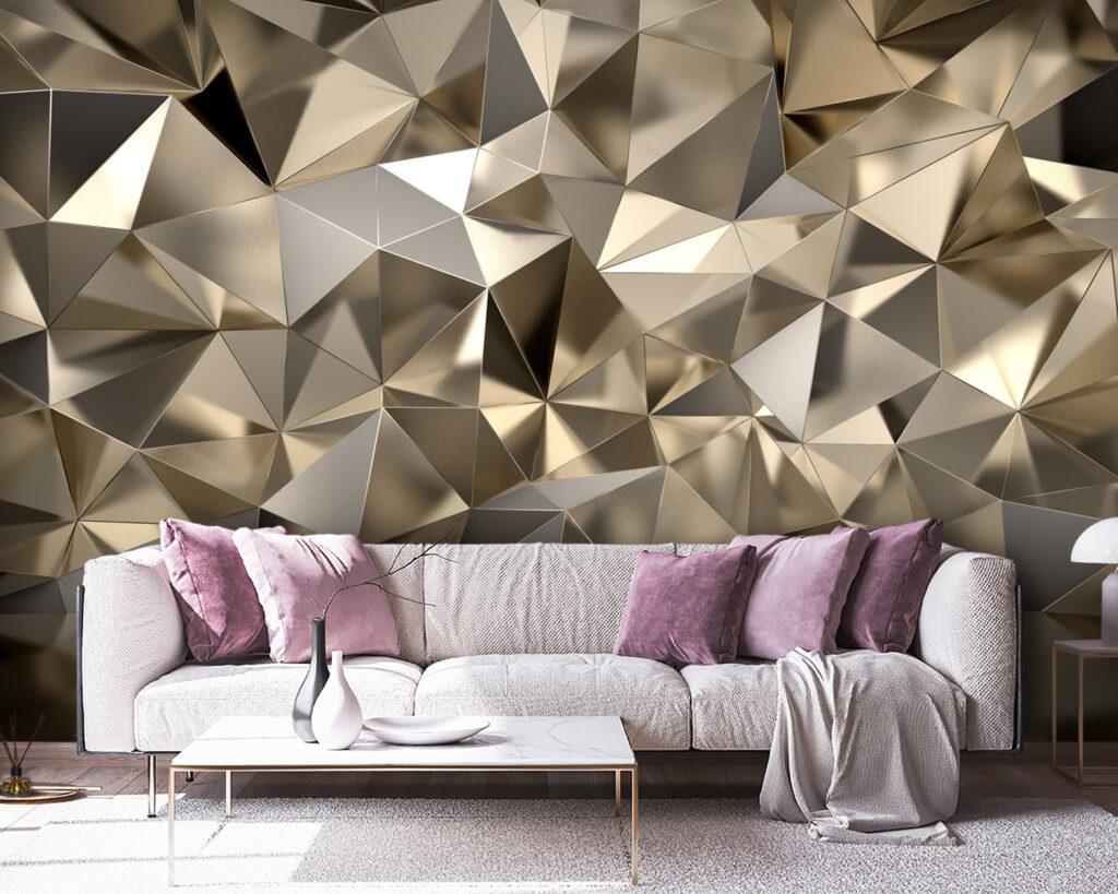 Textured geometric pattern in neutral tones