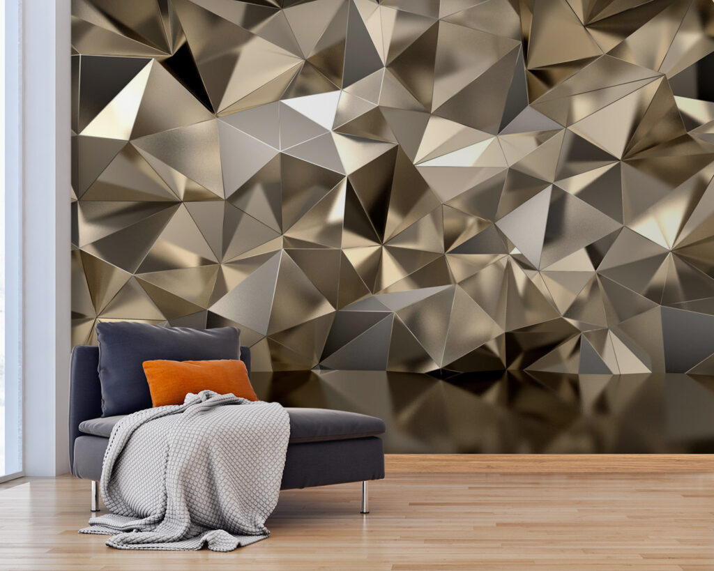 Textured geometric pattern in neutral tones