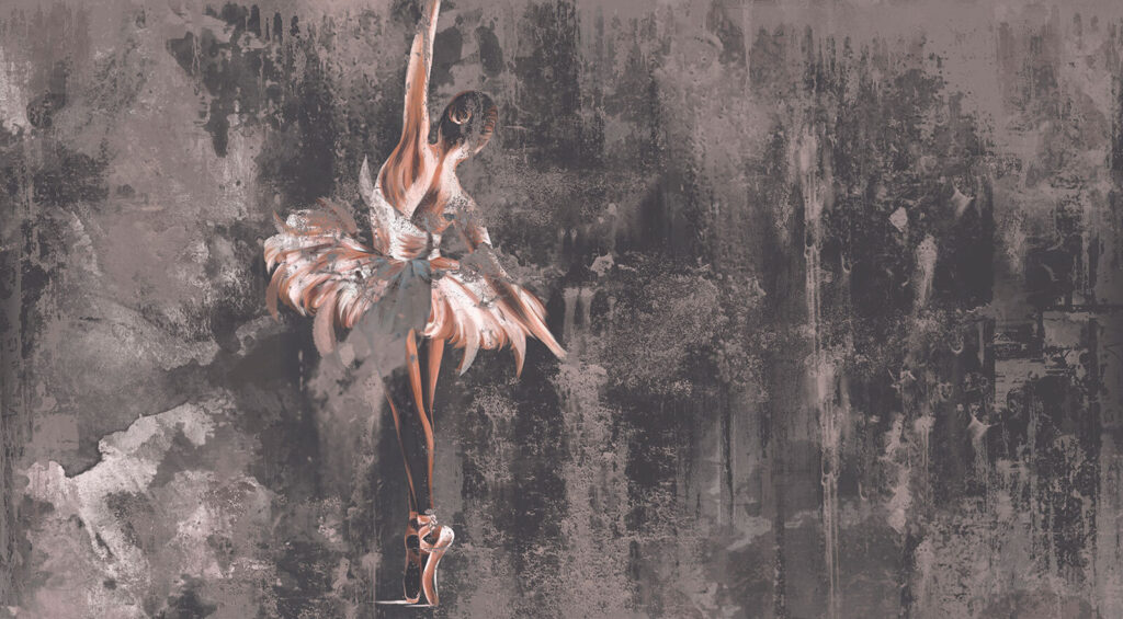 Painting of a woman dancing