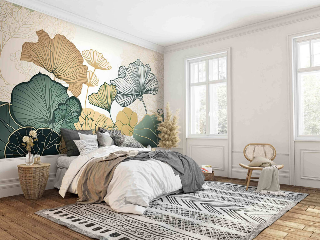 Botanical elegance in soft colors