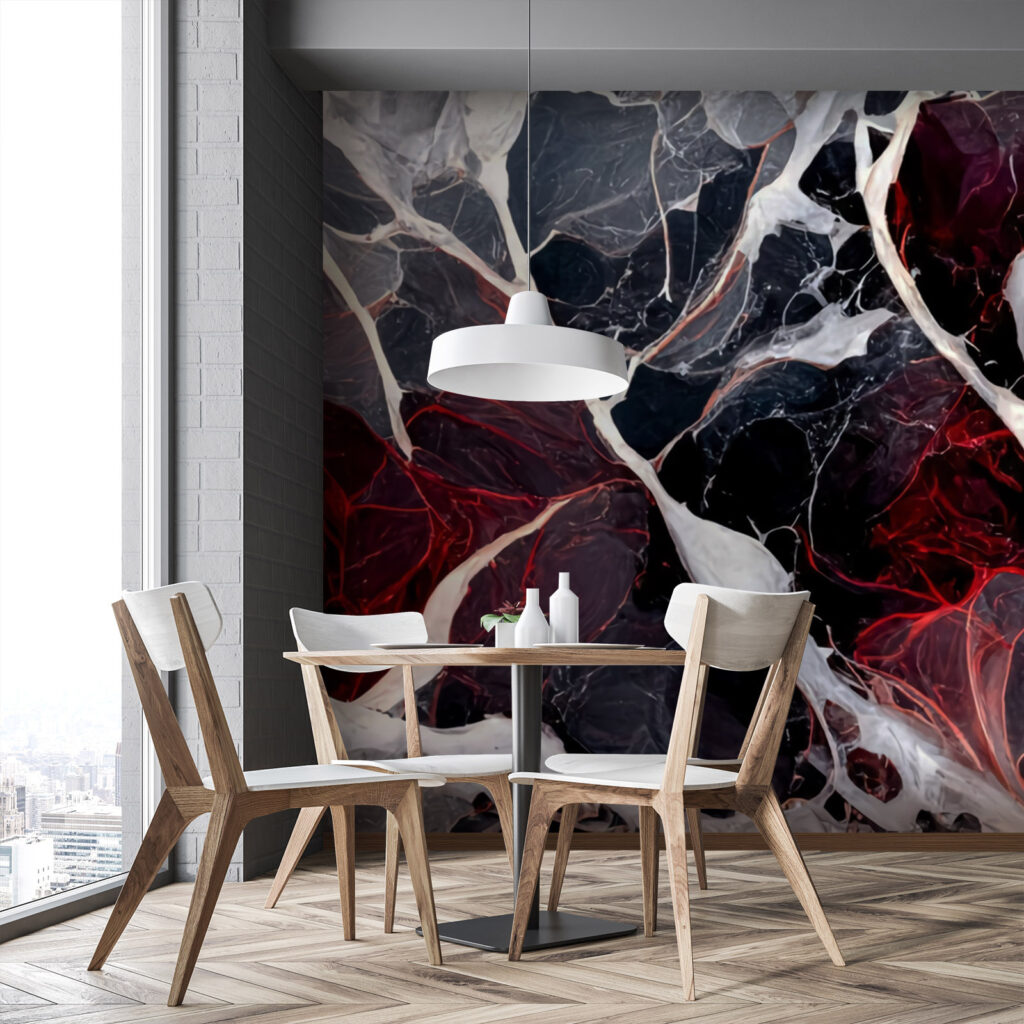 Abstract pattern in rich colors