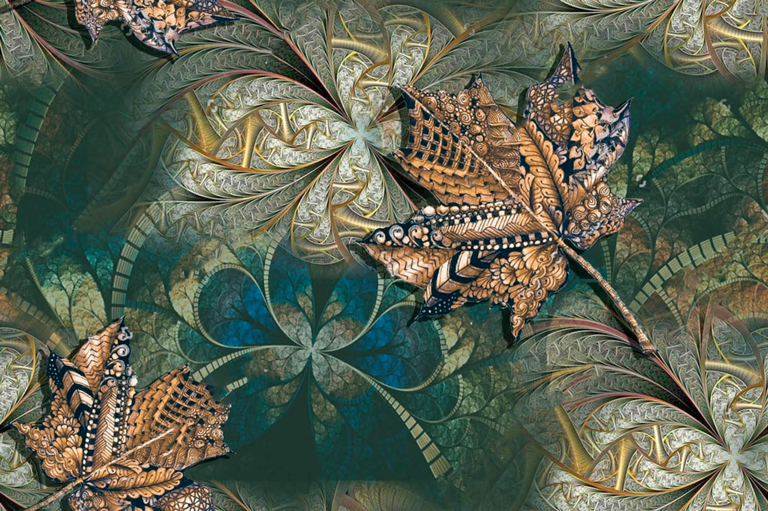 u72839p - Листок на барвистому тлі - tegory