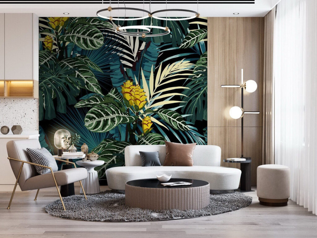 u72347pig2 1024x768 - Візерунок тропічних рослин - tegory