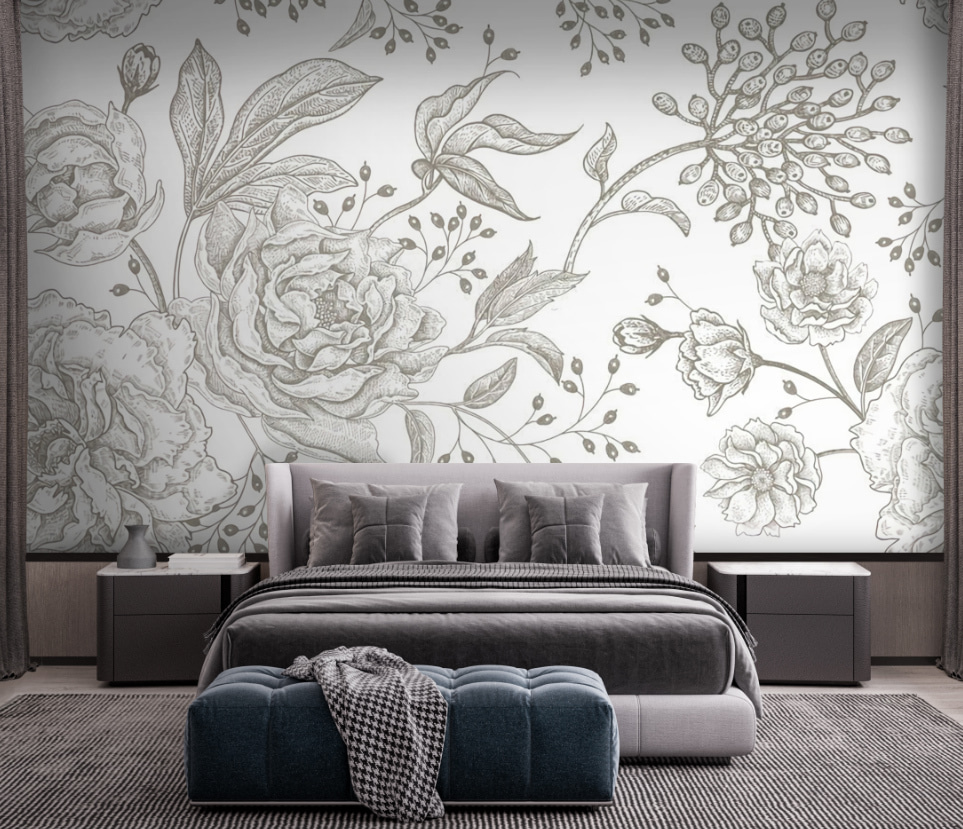 u72258pib1m - Ніжний квітковий візерунок на світлому тлі - tegory