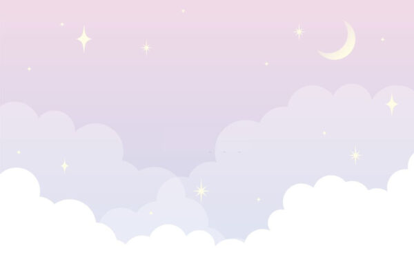 u72088p 600x405 - Місяць і хмари на небі - tegory