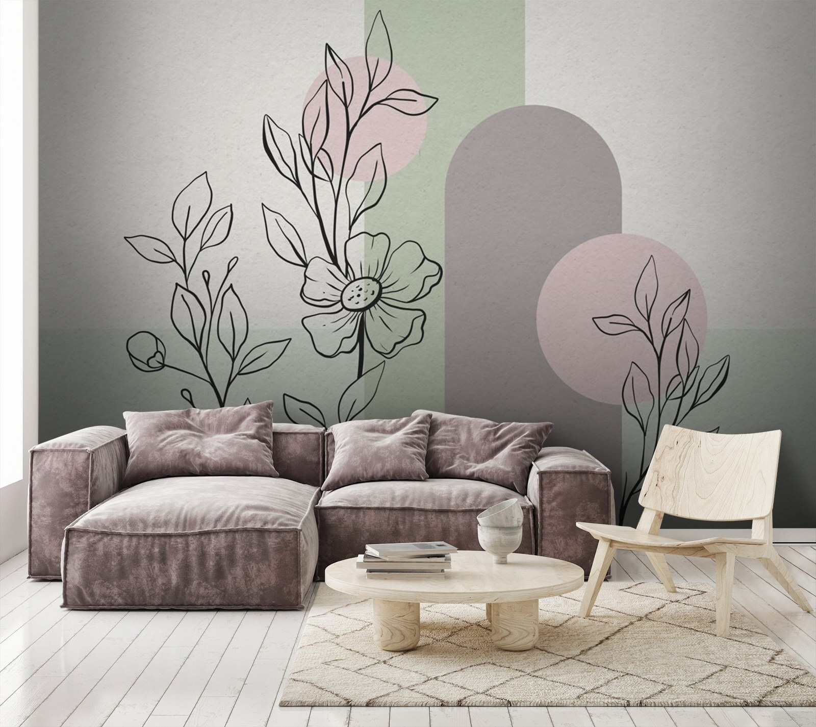 u71637pig1m - Малюнок квітки та листя - tegory