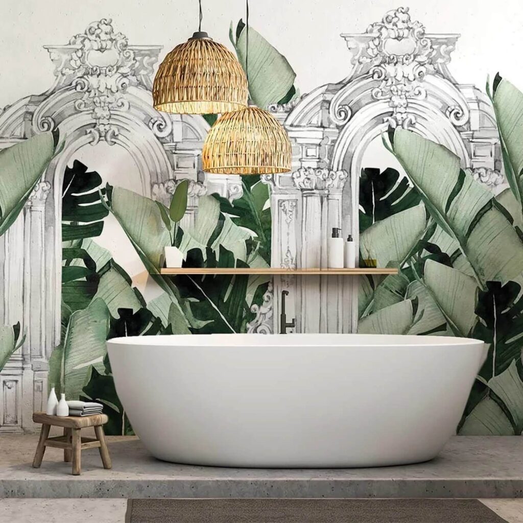 u71503pit1 1024x1024 - Біла арка з зеленим листям - tegory