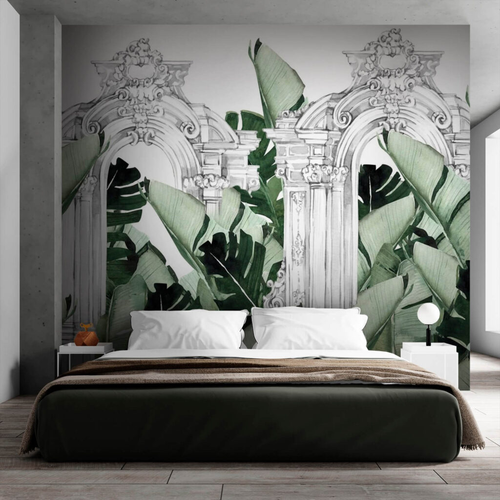 u71503pib1m 1024x1024 - Біла арка з зеленим листям - tegory