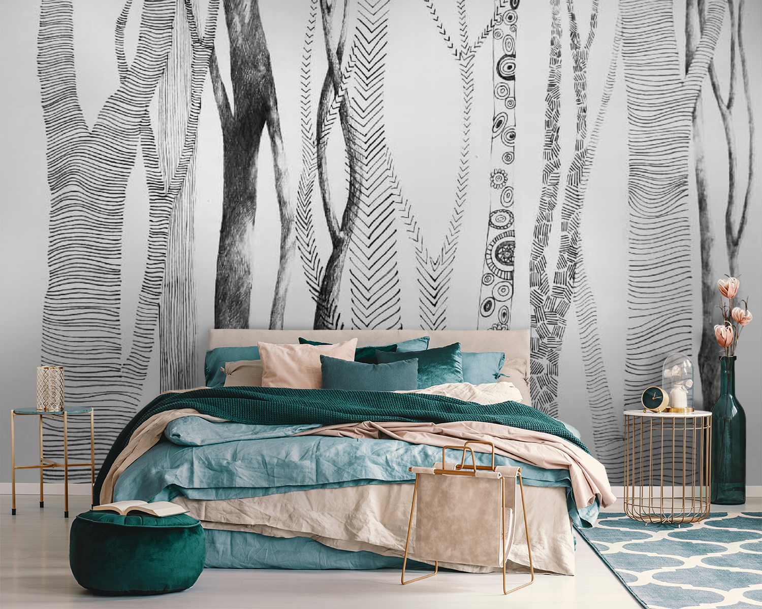 Малюнок дерев з лініями на ньому u65562pib111m - Малюнок дерев з лініями на ньому - tegory