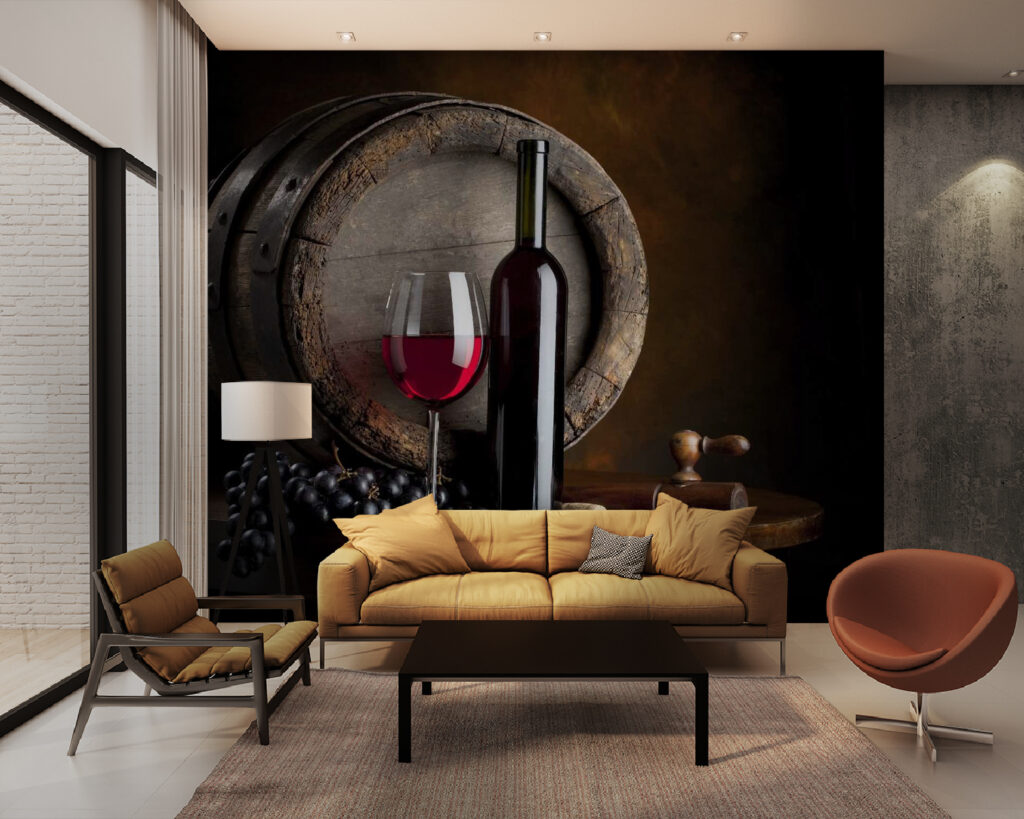 u65206pig28 1024x819 - Пляшка вина і келих на столі - tegory