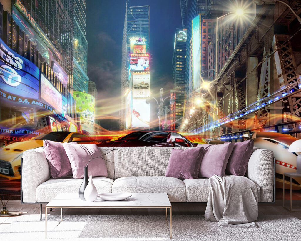 Car on fire in a city Car on fire in a city