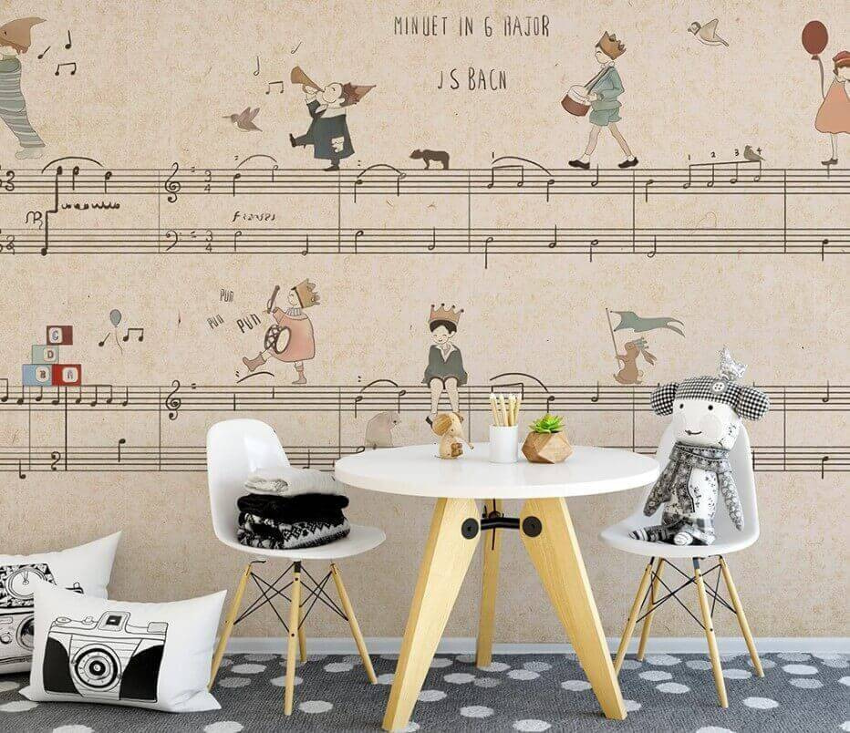 Ноти з малюнками людей, що грають на інструментах u62131pir1m - Ноти з малюнками людей, що грають на інструментах - tegory