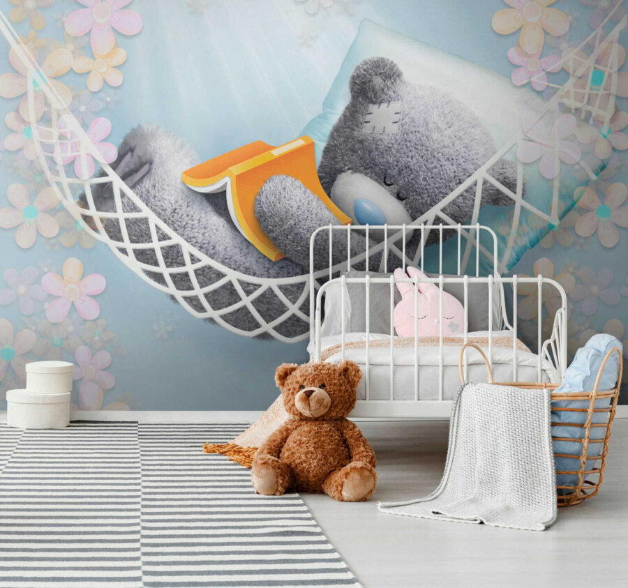 Фотошпалери Ведмедик спить у гамаку - Зображення 6