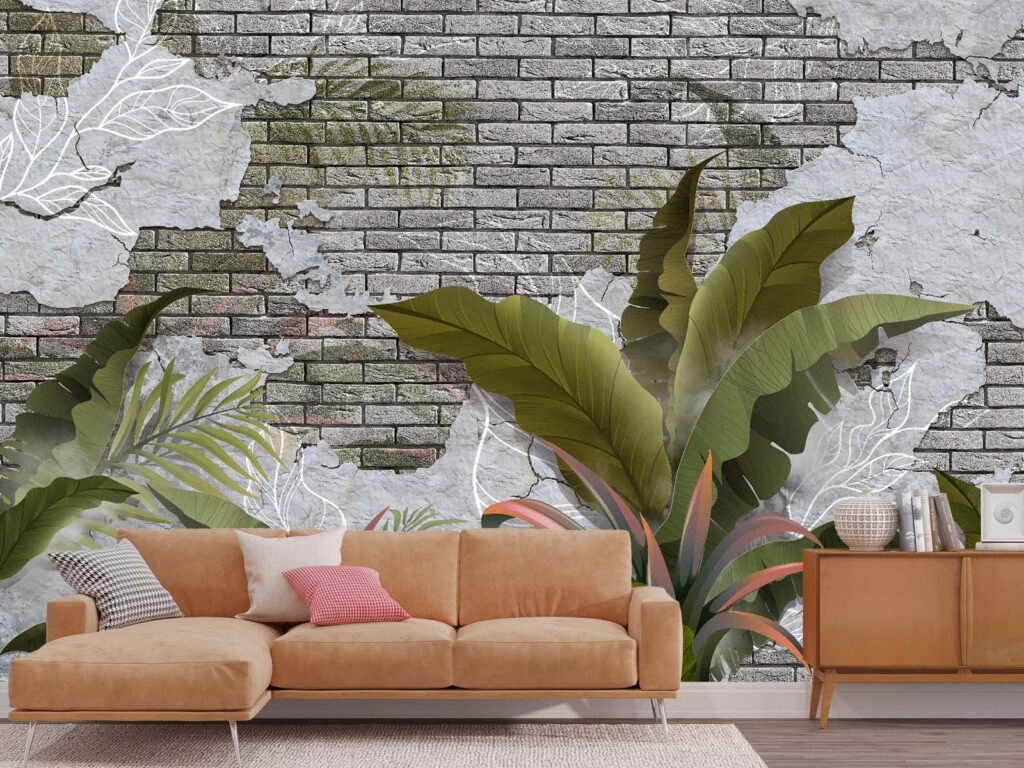 u59823pig2 1024x768 - Цегляна стіна з листям і цегляна стіна - tegory