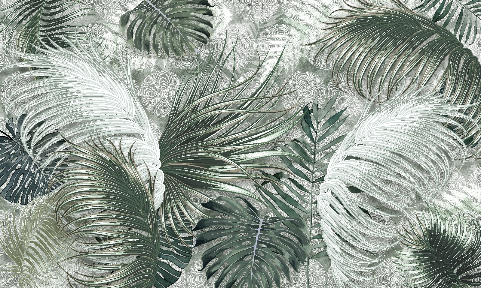 Group of leaves on a white surface Group of leaves on a white surface